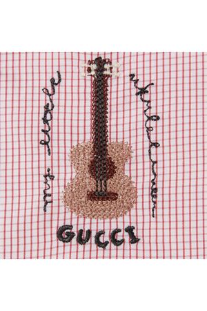 Children's embroidered cotton shirt GUCCI KIDS | 804426XWA3M9541